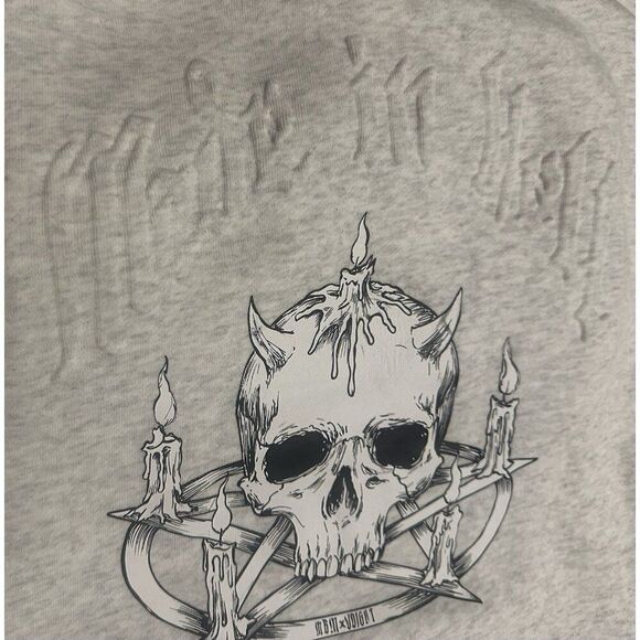 MBM X‎ Voight Valentina Voight Made In Hell Hoodie Size Small - Picture 7 of 10